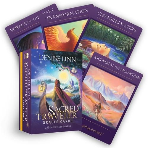 Cover image for Sacred Traveler Oracle Cards 52 Card Deck And Guidebook