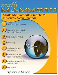 Cover image for Math Mammoth Grade 5 Review Workbook