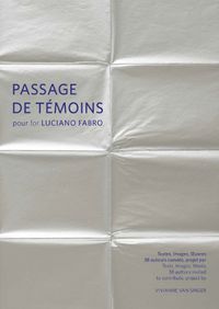 Cover image for Passage de temoins pour Luciano Fabro