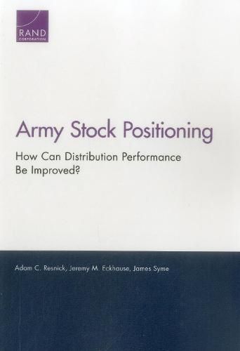 Cover image for Army Stock Positioning: How Can Distribution Performance Be Improved?