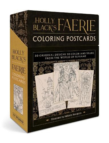 Cover image for Holly Black's Faerie Coloring Postcards