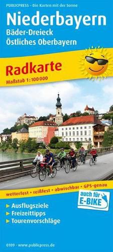 Cover image for Lower Bavaria, cycling map 1:100,000