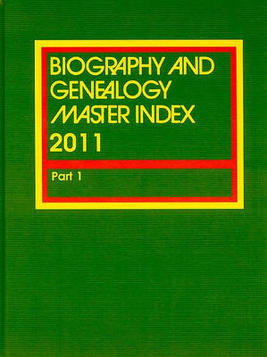 Cover image for Biography and Genealogy Master Index