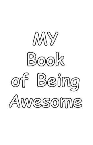 Cover image for My Book of Being Awesome