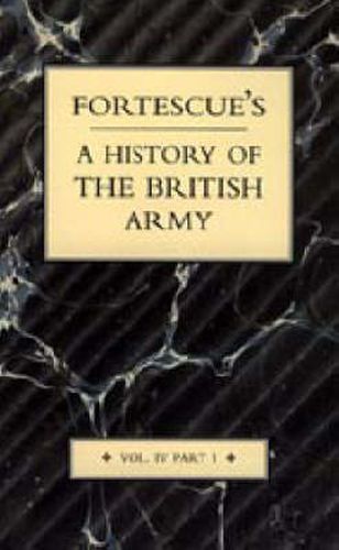 Fortescue's History of the British Army