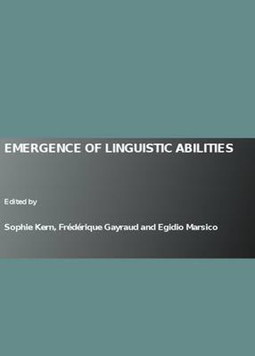 Cover image for Emergence of Linguistic Abilities