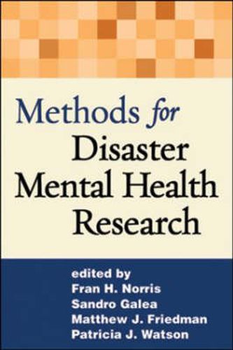 Cover image for Methods for Disaster Mental Health Research