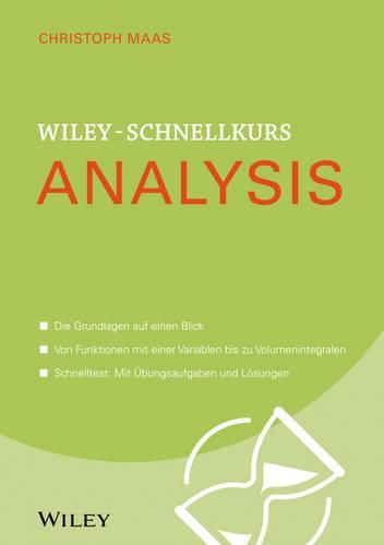 Cover image for Wiley-Schnellkurs Analysis