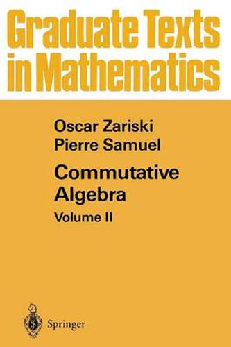 Cover image for Commutative Algebra: Volume II