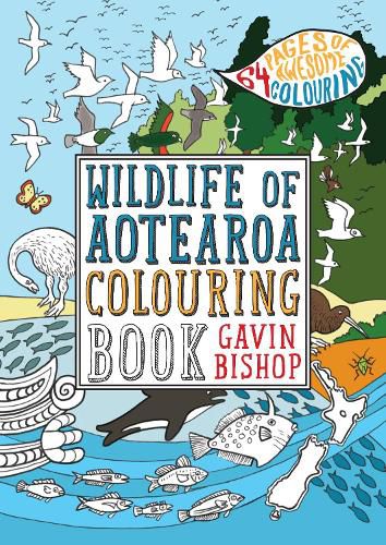 Cover image for Wildlife of Aotearoa Colouring Book