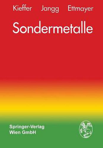 Cover image for Sondermetalle