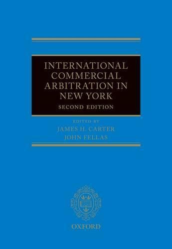 Cover image for International Commercial Arbitration in New York