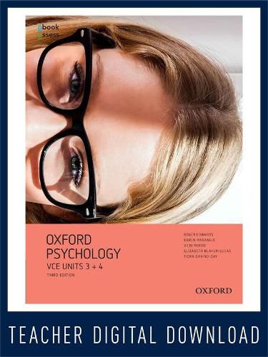 Cover image for Oxford Psychology Units 3&4 Teacher Obook/Assess