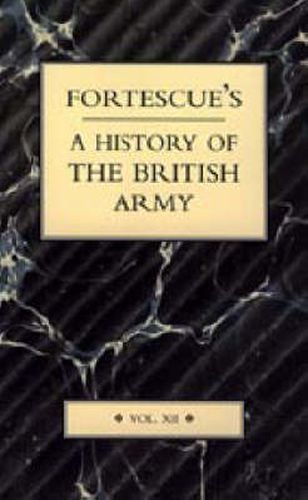 Fortescue's History of the British Army