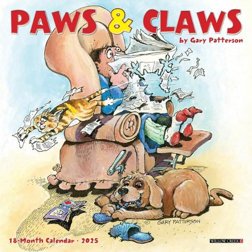 Cover image for Paws & Claws by Gary Patterson 2026 7 X 7 Mini Wall Calendar