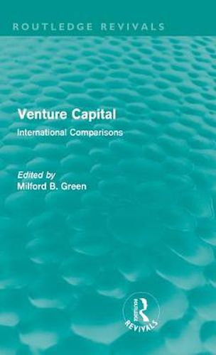 Cover image for Venture Capital: International Comparions