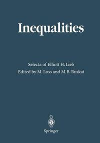 Cover image for Inequalities: Selecta of Elliott H. Lieb