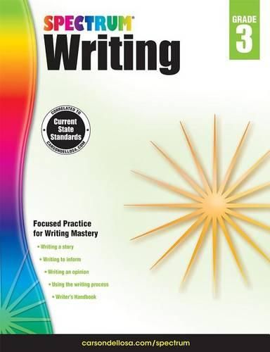 Cover image for Spectrum Writing, Grade 3