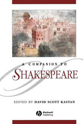 Cover image for A Companion to Shakespeare