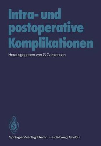 Cover image for Intra- Und Postoperative Komplikationen