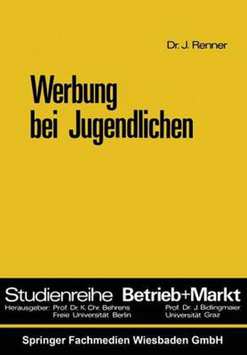 Cover image for Werbung Bei Jugendlichen