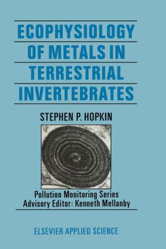 Cover image for Ecophysiology of Metals in Terrestrial Invertebrates