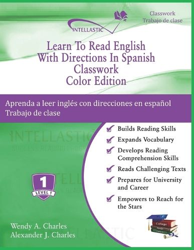 Cover image for Learn To Read English With Directions In Spanish Classwork