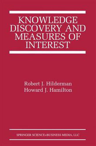 Cover image for Knowledge Discovery and Measures of Interest