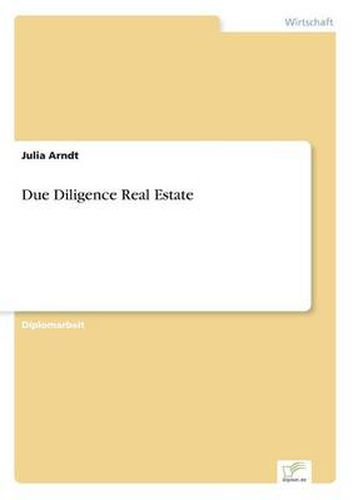 Cover image for Due Diligence Real Estate