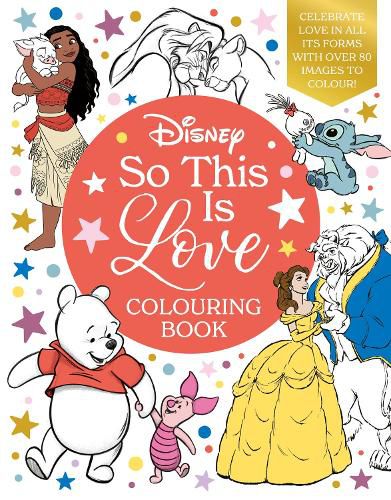 Cover image for Disney So This Is Love Colouring Book
