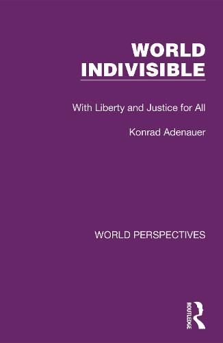 Cover image for World Indivisible: With Liberty and Justice for All