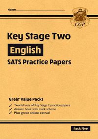 Cover image for New KS2 English SATS Practice Papers: Pack 5 - for the 2023 tests (with free Online Extras)