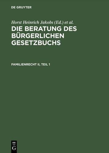 Familienrecht II: 1564-1921