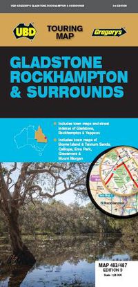 Cover image for Gladstone Rockhampton & Surrounds Map 483/487 3rd ed