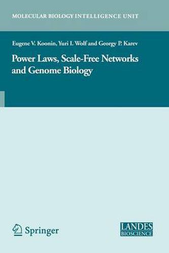 Cover image for Power Laws, Scale-Free Networks and Genome Biology