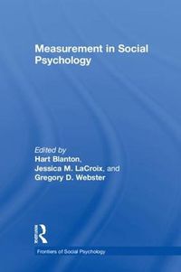 Cover image for Measurement in Social Psychology