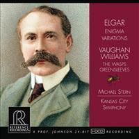 Cover image for Elgar Enigma Variations Vaughan Williams Greensleeves Wasps