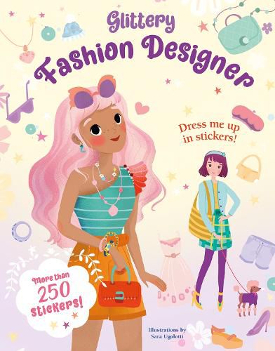 Cover image for Glittery Fashion Designers: Sticker Book