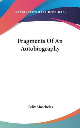 Cover image for Fragments of an Autobiography