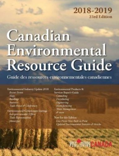 Cover image for Canadian Environmental Resource Guide, 2018/19