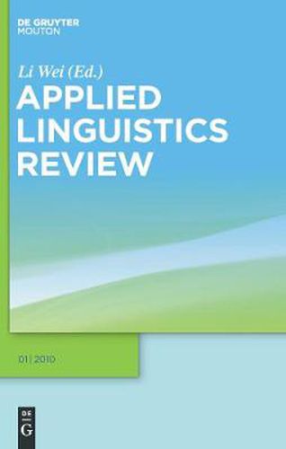 Cover image for Applied Linguistics Review. 2010 1