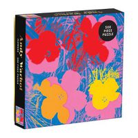 Cover image for Andy Warhol Flowers 500 Piece Puzzle
