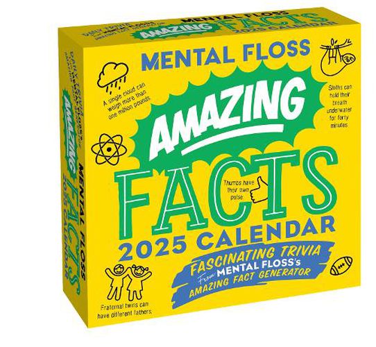 Cover image for Amazing Facts from Mental Floss 2025 Day-to-Day Calendar