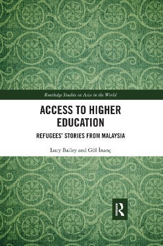 Cover image for Access to Higher Education: Refugees' Stories from Malaysia