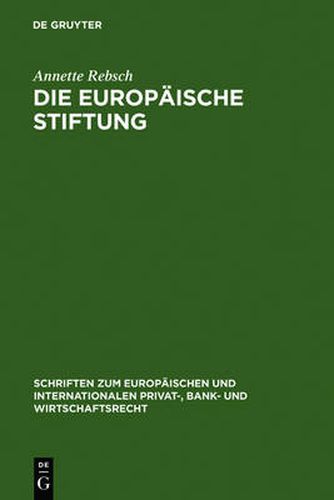 Cover image for Die Europaische Stiftung