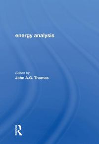 Cover image for Energy Analysis