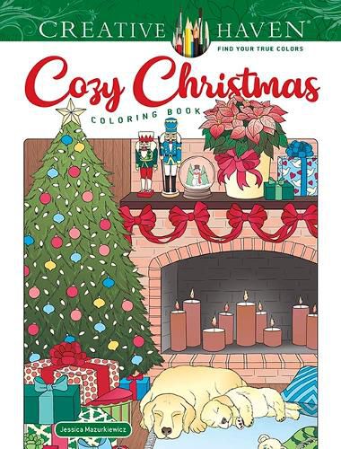 Cover image for Creative Haven Cozy Christmas Coloring Book