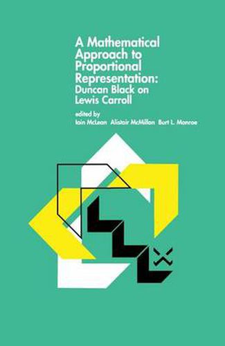 A Mathematical Approach to Proportional Representation: Duncan Black on Lewis Carroll