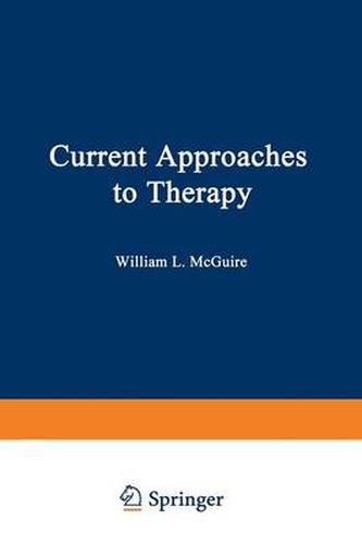 Cover image for Current Approaches to Therapy