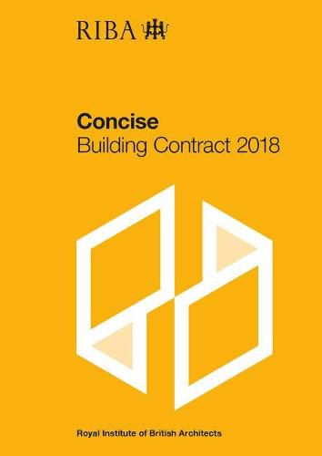 Cover image for RIBA Concise Building Contract 2018
